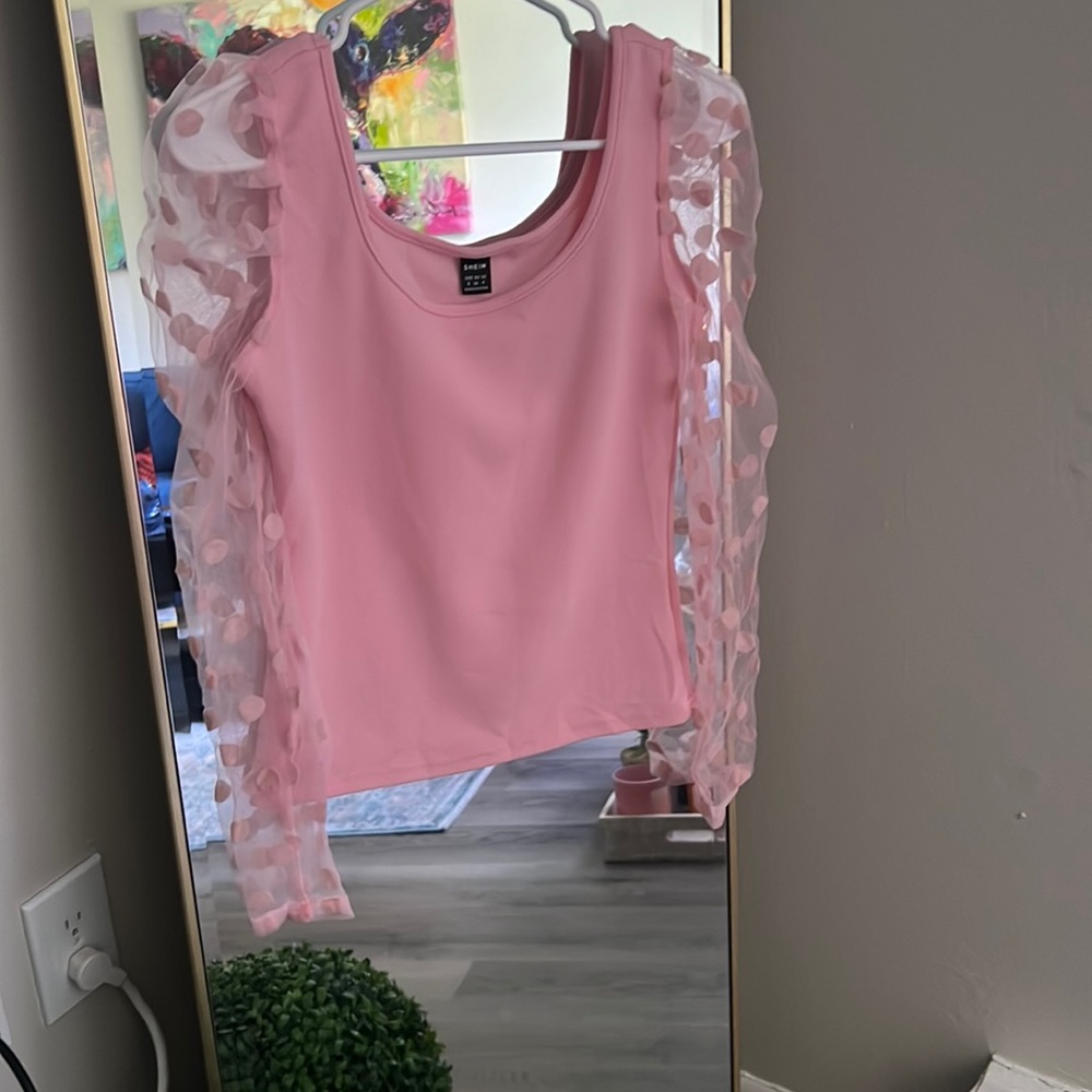 Pink blouse